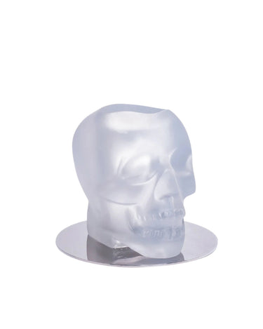 Cranium Vintage Vase Clear by Vallvé, front view