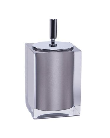 Gloss Platinum Swabs Holder by Vallvé, front view