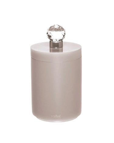 Fit Swabs Holder with Swarovski Mocha by Vallvé, front view