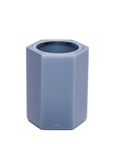 Hexa Toothbrush Holder Light Sky by Vallvé, front view