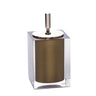 Gloss Gold Swabs Holder by Vallvé, front view
