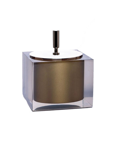 Gloss Gold Cotton Holder by Vallvé, front view