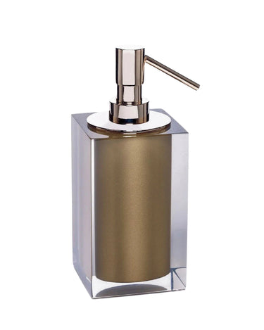 Gloss Gold Soap Dispenser by Vallvé, front view
