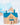 Landscape Blocks Medium by Eguchi Toys, house with a blue roof