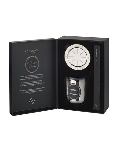 Ladenac Urban Senses Candle 500 g – Aromatic Lounge candle in its open black gift box