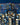 Ladenac Enchanted Odyssey advent calendar – votives in cobalt blue and gold glass