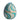 Ladenac Bois de Russie 220 g egg – Espiral Blue egg candle