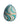 Ladenac Bois de Russie 220 g egg – Espiral Blue egg candle