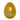 Ladenac Bois de Russie 450 g egg – Gold and Crystals egg candle