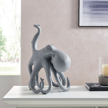 Finesse Decor Sugvar the Octopus Frosted Light Gray
