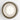 Oluce Berlin-Out round wall lamp in anodic bronze with a textured acrylic disc on a white background