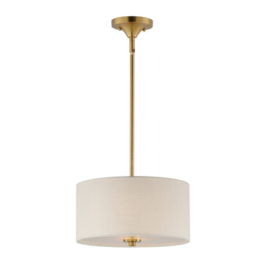 Maxim Lighting Bongo 2-Light Pendant/Semi-Flush Mount Natural Aged Brass