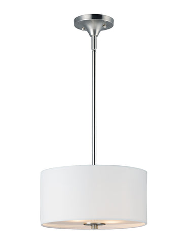 Maxim Lighting Bongo 2-Light Pendant/Semi-Flush Mount Satin Nickel