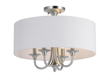 Maxim Lighting Bongo 4-Light Pendant/Semi-Flush Mount Satin Nickel