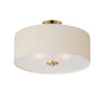 Maxim Lighting Bongo 3-Light Pendant/Semi-Flush Mount Natural Aged Brass