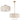 Maxim Lighting Bongo 3-Light Pendant/Semi-Flush Mount Natural Aged Brass