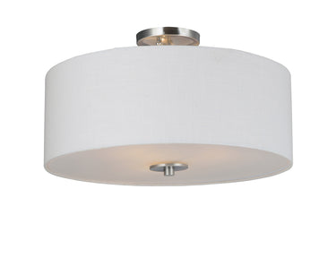 Maxim Lighting Bongo 3-Light Pendant/Semi-Flush Mount Satin Nickel