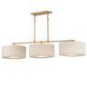 Maxim Lighting Bongo 3-Light Pendant Natural Aged Brass