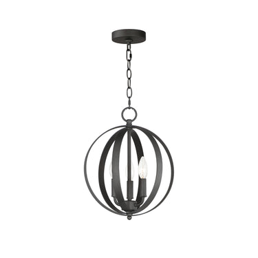 Maxim Lighting Provident 3-Light Chandelier Black