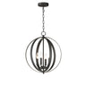 Maxim Lighting Provident 4-Light Chandelier Black