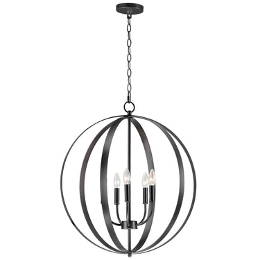 Maxim Lighting Provident 5-Light Chandelier Black