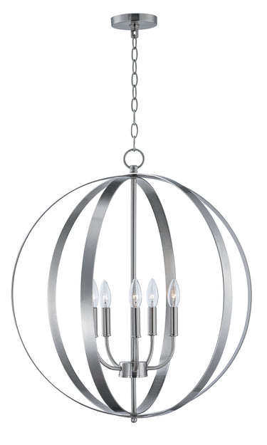 Maxim Lighting Provident 5-Light Chandelier Satin Nickel