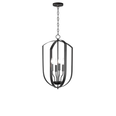 Maxim Lighting Provident 4-Light Chandelier Black