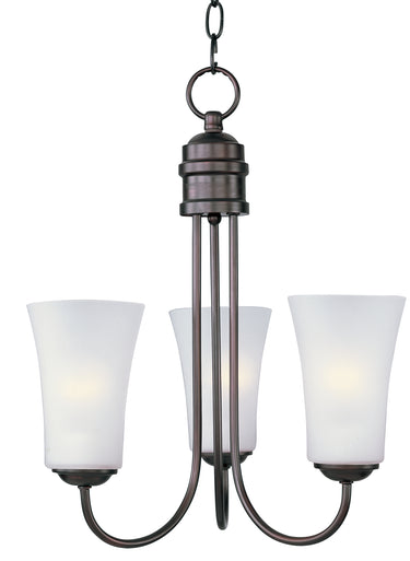 Maxim Lighting Logan 3-Light Chandelier Oil Rubbed Bronze