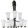 Maxim Lighting Logan 9-Light Chandelier Oil Rubbed Bronze
