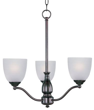 Maxim Lighting Stefan 3-Light Chandelier Oil Rubbed Bronze