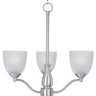 Maxim Lighting Stefan 3-Light Chandelier Satin Nickel