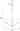 Maxim Lighting Stefan 3-Light Chandelier Satin Nickel