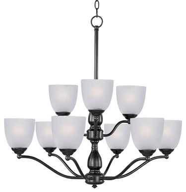 Maxim Lighting Stefan 9-Light Chandelier Black