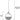 Maxim Lighting Axiom LED Pendant Black/Satin Nickel