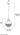Maxim Lighting Axiom LED Pendant Black/Satin Nickel