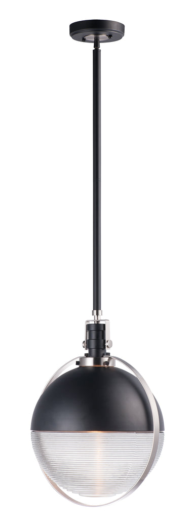 Maxim Lighting Axiom LED Pendant Black/Satin Nickel