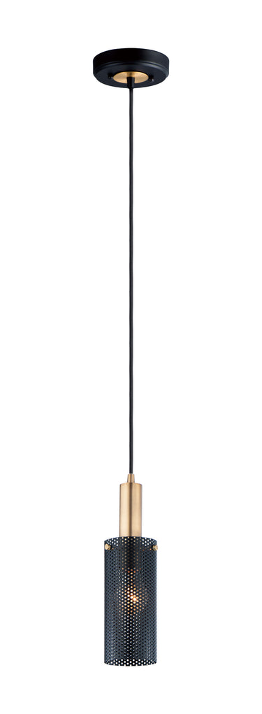 Maxim Lighting Perf Mini Pendant Black/Satin Brass