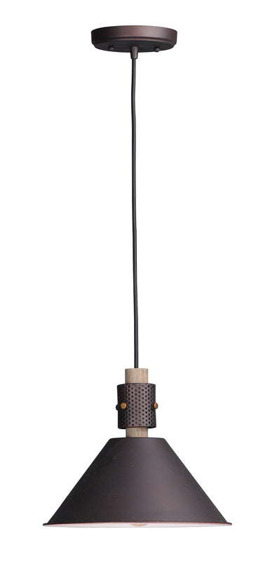 Maxim Lighting Tucson Pendant Oil Rubbed Bronze/Weathered Wood