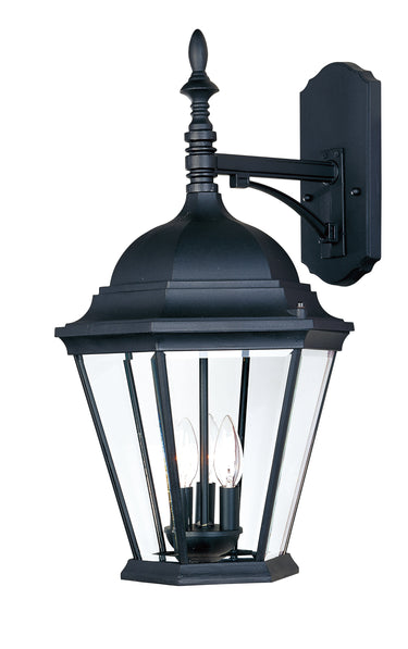 Maxim Lighting Westlake Cast 3-Light Outdoor Wall Lantern Black