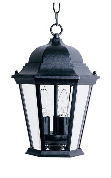 Maxim Lighting Westlake Cast 3-Light Outdoor Hanging Lantern Black