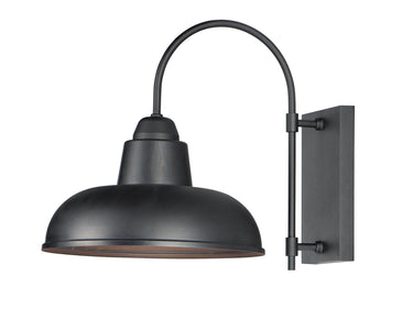 Maxim Lighting Industrial Outdoor Wall Sconce Black
