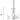 Maxim Lighting Basix 3-Light Chandelier Satin Nickel