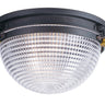 Maxim Lighting Portside Flush Mount Oil Rubbed Bronze/Antique Brass
