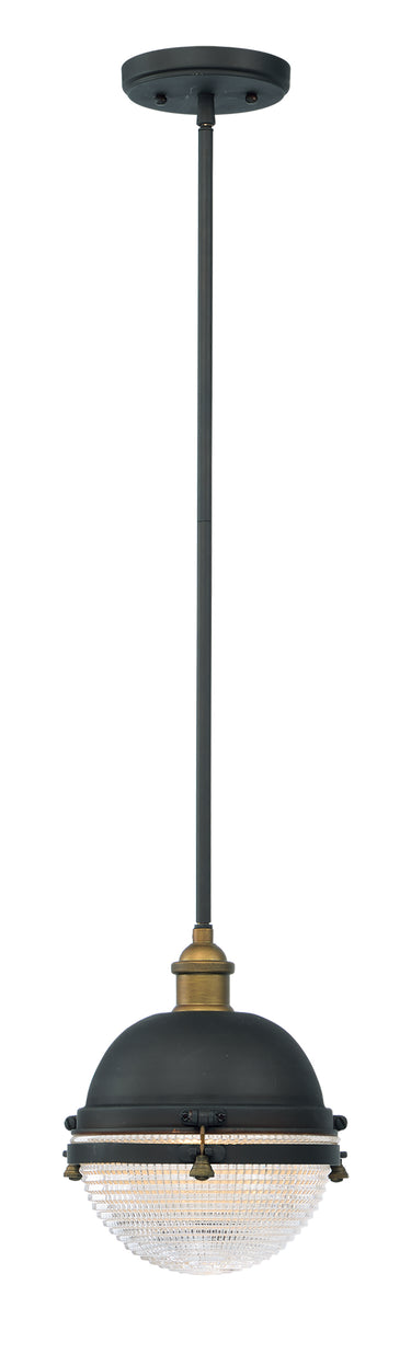 Maxim Lighting Portside 10" Outdoor Pendant Oil Rubbed Bronze/Antique Brass