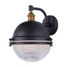 Maxim Lighting Portside 12" Outdoor Wall Sconce Oil Rubbed Bronze/Antique Brass