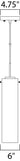 Maxim Lighting Scope Large LED Pendant Polished Chrome