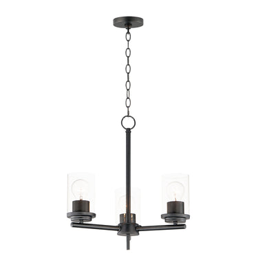 Maxim Lighting Corona 3-Light Chandelier Black