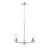 Maxim Lighting Corona 3-Light Chandelier Satin Nickel