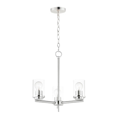 Maxim Lighting Corona 3-Light Chandelier Satin Nickel