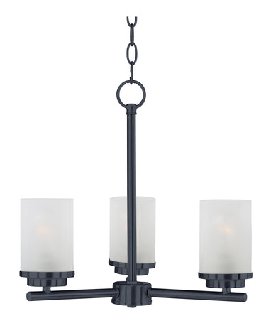 Maxim Lighting Corona 3-Light Chandelier Black